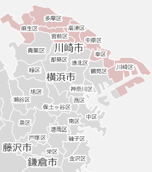 川崎市の近隣マップ