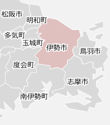 伊勢市の近隣マップ