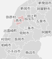 燕市の近隣マップ