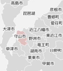 守山市の近隣マップ