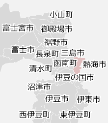 熱海市の近隣マップ