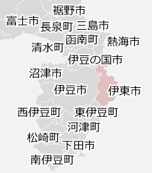 伊東市の近隣マップ