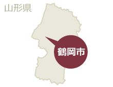 鶴岡市マップ